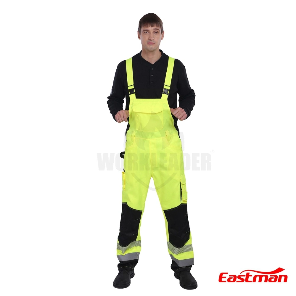 Hi-Vis Contrast Color Fr Bib Overalls