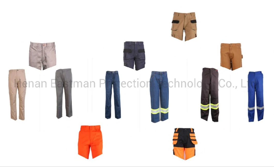 Fr Cotton 4-Pocket Working Pants for Welding Industry