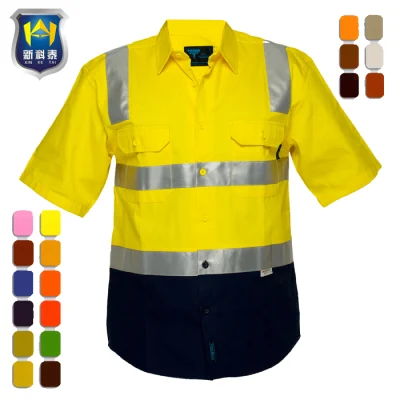 Ropa de trabajo de seguridad de manga corta Work Fr Uniform Shirt