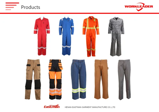Fabricante directo de ropa de trabajo reflectante de alta visibilidad protectora de seguridad OEM Jeans de trabajo